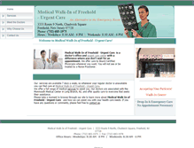 Tablet Screenshot of medicalwalkinoffreehold.com